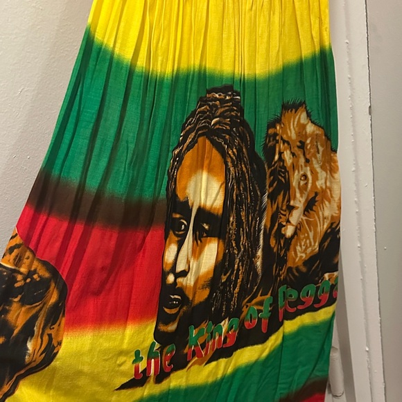 Colorful Rasta Maxi Dress - Picture 2 of 4